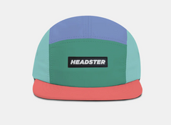 Casquette à cinq panneaux Runner Récif Corail