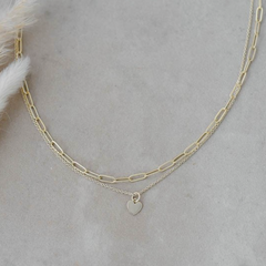 Glee Paperclip heart necklace