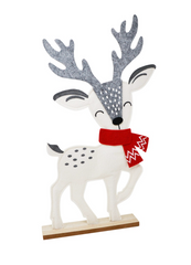 Cerf blanc foulard petit