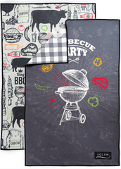 Linges à vaisselle Le roi du gril (Lot de 2)