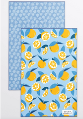 Linges à vaisselle Les Mandarines (Lot de 2)