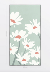 Serviette de bain Collection Marguerite en brise - Sauge