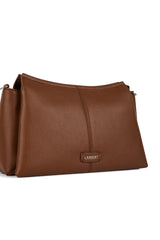 Le Eleanor – Sac bandoulière en cuir vegan (noir, hazelnut)