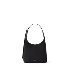 Le Elena – Sac à épaule en suède vegan noir