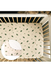 Drap-housse 100 % mousseline de coton bio | 71,1 x 142,2 cm | super doux et respirant