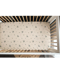 Drap-housse 100 % mousseline de coton bio | 71,1 x 142,2 cm | super doux et respirant