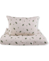 Couette matelassée et taie d'oreiller | Mousseline de coton 100 % bio | Super douce et respirante |