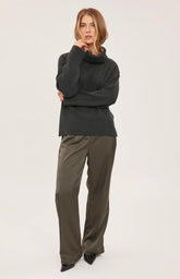 Pantalon en satin Cassandra