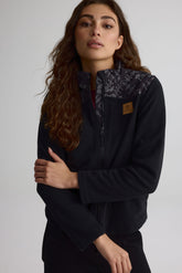 Veste en polar avec manches amovibles pour Femme