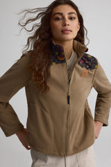 Veste en polar avec manches amovibles pour Femme