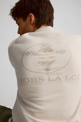 Chandail en molleton à col rond pour Homme