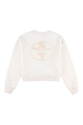 Chandail en molleton à col rond pour Femme