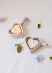 Chandelle Tealight Blush Hearts