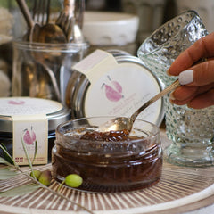 La Belle excuse Confit d’échalotes françaises au balsamique de framboises