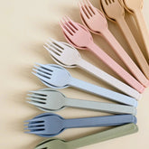 Ensemble d'ustensiles en paille de blé