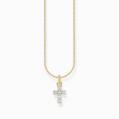 Thomas Sabo - Chaine avec pendentif croix or