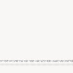 Collier singapourien en argent et/ou plaqué or épaisseur 1,70 mm (0,07 Inch)