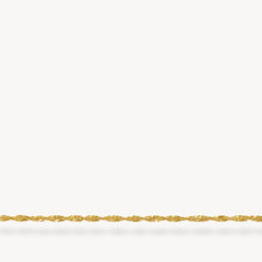 Collier singapourien en argent et/ou plaqué or épaisseur 1,70 mm (0,07 Inch)