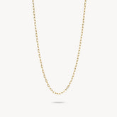Collier Charm Paperclip plaqué or