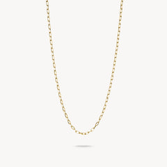 Collier Charm Paperclip plaqué or