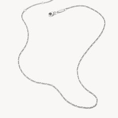 Collier Charm design Figaro argent ou argent plaqué or