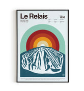 Le Relais Ski Map