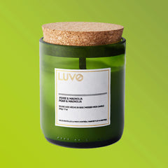 Bougie parfumée à mèche en bois Poire & Magnolia