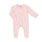 Pyjama en modal Plantes sur rose 3 mois -8 ans
