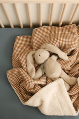 Drap contour lit de bébé - Billy blue