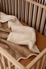 Drap contour lit de bébé - Caramel