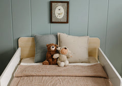 Couverture mousseline et sherpa - Vichy brown