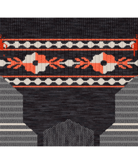 Women's Hike Light Cushion Retro Floral Mid Crew Socks