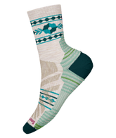 Women's Hike Light Cushion Retro Floral Mid Crew Socks