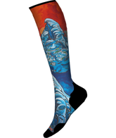 Ski Targeted Cushion Winter Haze Print OTC Socks