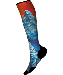 Ski Targeted Cushion Winter Haze Print OTC Socks