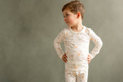 Pyjama en modal Chicks on cream 3 mois -7 ans