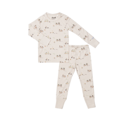 Pyjama en modal Bike on oat milk 3 mois - 10 ans