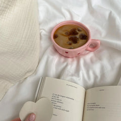 Tasse cœurs imparfaite