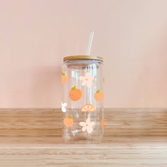 Verre Mömy - Fleurs et agrumes