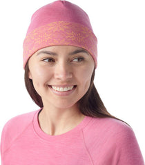 Bonnet à revers réversible en laine mérinos thermique