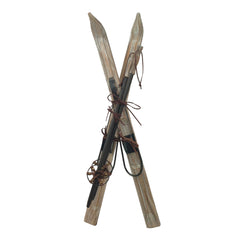 Ski Bois/Cuir 35,5″