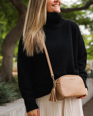 Jacinta Woven Crossbody Bag
