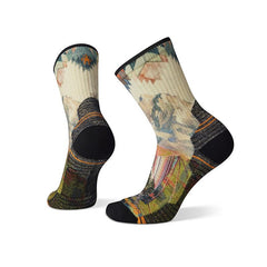 Chaussettes Smartwool Light Cushion Mountain Print Crew Femme