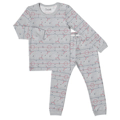 Pyjama en modal Ice Rick on gray mix 3 mois - 12 ans
