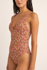 Marie Floral Classic One Piece