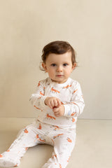 Pyjama en modal Renards 3 mois -8 ans