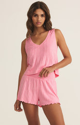 Sloane V-Neck Rib Tank