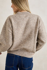 Pull en maille mouchetée Rumi