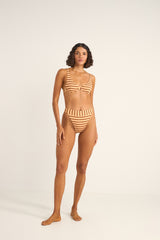 Tide stripe underwire top