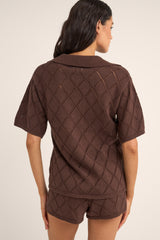 islander collared knit shirt